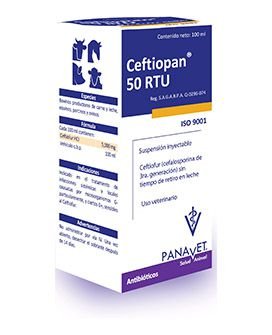 productos panavet ceftiopan 50 rtu