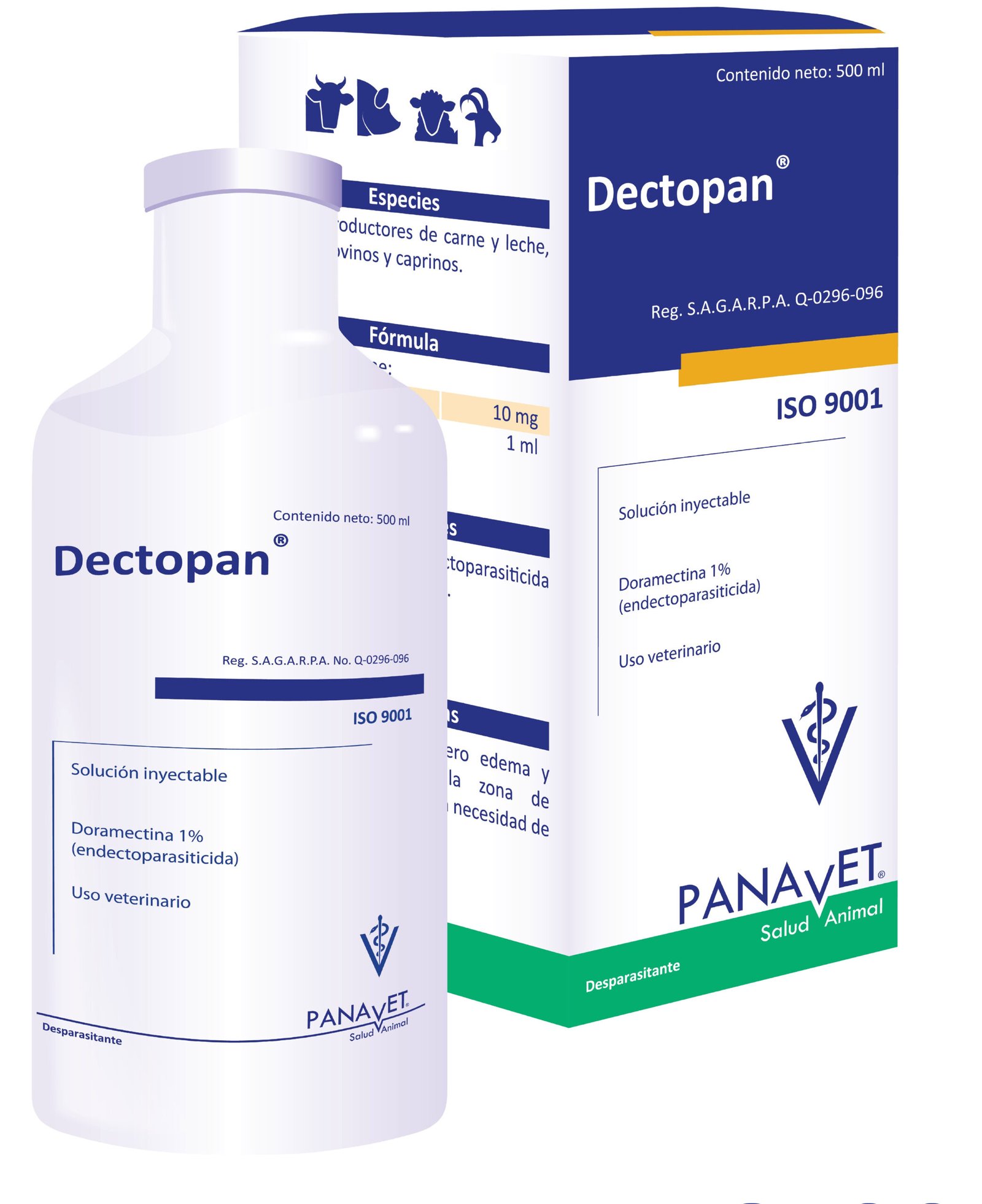 Desparasitantes productos panavet dectopan
